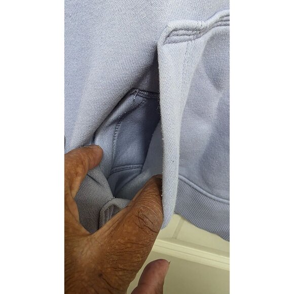 Carhartt Women's Relaxed Fit Lavender Hooded Sweatshirt Logo Print On Sleeve Siz - Picture 5 of 8